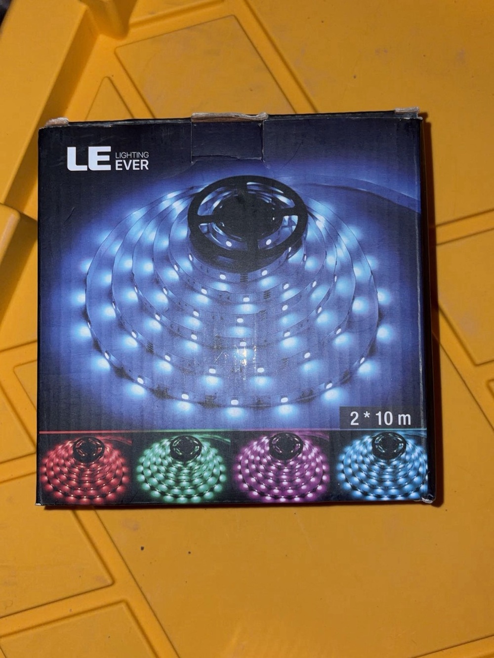 Amazon LE Lighting EVER LED Strip Lights Blue and Multicolor